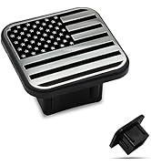 Sodcay 1 PC Trailer Hitch Cover Plug Cap, 2In Hitch Plug, Square Tow Hook Dust Plug, Car Modifica...
