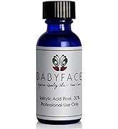 Babyface 30% BHA 30 Beta Hydroxy Salicylic Acid Chemical Peel for Acne Scars, Pock Marks, Skin Re...