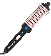 Hywestger Curling Iron Thermal Brush, 1.5 Inch, Double PTC Fast Heated, Round Hair Curling Comb, ...