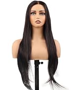 BIG G HAIR 24 inch Straight Middle Part Vietnamese Human Hair HD Lace Frontal Wig 13x4 With Adjus...