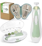 haakaa Electric Nail Care Set & Pear-FECT Manicure Kit, Baby Nail Clippers Kit for Newborns, Todd...