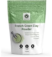 Hebhac Herbs French Green Clay Powder 227 g | Face Mask Oily Skin, Deep Facial Cleanser, Softenin...