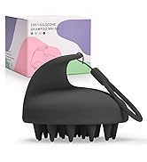AONCO Scalp Massager Shampoo Brush,Hair Scrubber with Soft Silicone Bristles,Scalp Care Brush,Sca...