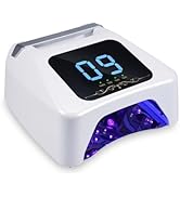 Layhou 72W UV LED Nail Lamp Quick Drying Gel Nail Dryer with 4 Timer Settings Smart IR Sensor Nai...