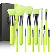 Docolor Makeup Brushes 10Pcs Makeup Brush Set Premium Synthetic Powder Kabuki Foundation Contour ...