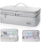 Double-Layer Travel Carrying Case Compatible with with Revlon One-Step Hair Dryer and Volumizer H...