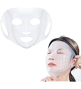 AREMOD 3D Silicone Face Mask Reusable Silicone Facial Mask Cover Moisturizing Facial Mask Cover, ...