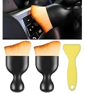 Birbenben Auto Interior Dust Brush, 3PCS Dusting Tool Includes Duster Detail Brushes and Plastic ...