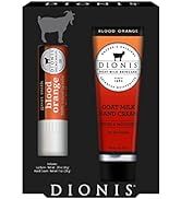 Dionis - Goat Milk Skincare Blood Orange Scented Hand Cream & Lip Balm Set (1 oz and .28 oz) - Ma...