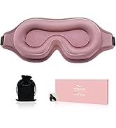 Sleep Mask for Men Women, Upgraded 3D Contoured Cup Eye mask Blindfold, Block Out Light, Eye mask...