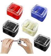 5 Pcs Eyeliner Pencil Sharpener Small Lip Liner Sharpener Makeup Cosmetic Pencil Sharpener Dual C...
