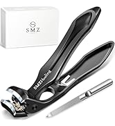2025 ToeNail Clippers for Thick Nails, Angled Head Large Nail Clippers for Men with Wide Jaw, Hea...