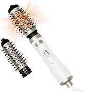 Hair Dryer Brush, 3-in-1 Rotating Round Hot Air Spin Brush Set with 2 Brushes (2