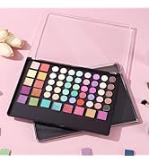 2PCS XL Large Empty Magnetic Makeup Palettes, Not Included Metal Sticker/Pans, Portable Eyeshadow...