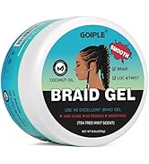 Braid Gel Good for Twist, Locs, Braids, Edge No Flake Extra Hold High Shine Braiding Gel & Edge C...