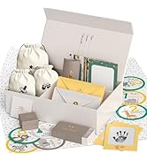 Ultimate Baby Keepsake Box for Boys & Girls - Beautiful Memory Box for New Parents - w/Hand and F...