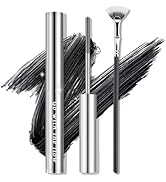 ZHISHUDL Black Metal Iron Wand Mascara Washable Metal Rod Mascara 3D Curling Eyelash Iron Mascara...