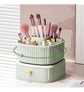 HSSPANFN 2024 New 360°Rotating Makeup Holder Organizer, Makeup Organizer with Drawers, Multifunct...