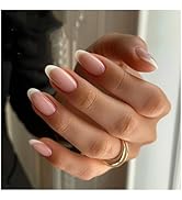 SHELWIN French Press On Nails Ready-To-Wear DIY Manicure Stick On Nails kit for Women 24 Pcs Shor...