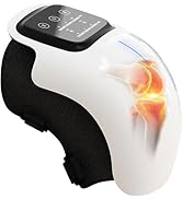 MEKK Portable Knee Massager, Cordless Knee Massager with Heat and Vibration for Home & Office Use...