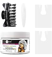 VOLLUCK Hair Color Wax Temporary Hair Color White Hair Dye Hair Coloring Kit Include Disposable C...