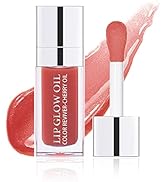 ZHISHUDL Plumping Lip Oil Lip Glow Oil Lip Gloss Oil Lip Stain Long Lasting Hydrating Non-sticky ...
