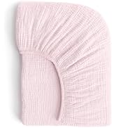 ROMY RO Muslin Crib Sheets, 100% Organic Cotton, Breathable and Ultra-Soft, Standard Crib Sheet M...