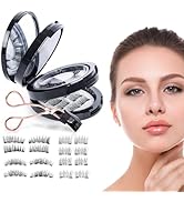 Magnetic Eyelashes, 8 Pairs 3 Layers Reusable Magnetic Lashes Natural Look without Eyeliner, Upgr...