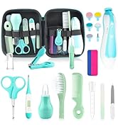 Baby Grooming Kit for Boys Girls Safety Newborn Nursery Essentials Grooming Set Gift for First-ti...