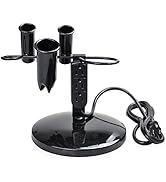 BYOOTIQUE Tabletop Blow Dryer Hair Iron Holder Salon Appliance Stand with 3 Outlets for Stylist H...