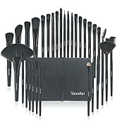 Professional Set of 32 Makeup Brushes;from an Array of Eyeshadow Foundation Brushes to a Conceale...