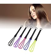Hair Color Whisk, 5pcs Plastic Mixer Salon Hair Color Dye Cream Whisk Mixer Stirrer Random Colors...