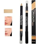 AKARY Face Full Range of Coverage Concealer Pencil for Face, 2 in 1 Dual-Sided Eyebrow Face Conce...