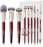 BEILI Makeup Brushes 9Pcs Make up Brushes Set Premium Synthetic Foundation Concealers Blush Eyesh...