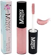 Mommy Makeup Line Smoothing Lip Gloss - Long lasting, Paraben-free, with Brown Algae and Golden S...