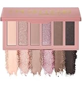 SUSIKEKI 6 Colors Mini Eyeshadow Makeup Palette Rosy Neutral Nude Eye Shadow Shimmer & Matt...