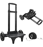 Relavel Folding Hand Truck, Lightweight Dolly Cart with 2 Big Wheels, Easier to Climb Stairs, Fol...
