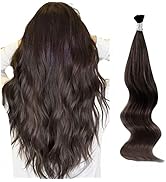 ABH AmazingBeauty Hair I Tip Hair Extensions Dark Brown 50 Grams Tip Human Hair Extensions Pre Bo...