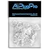 The Original Weatherproof Gaskets & Plug Covers - Made in USA, Outdoor Waterproof GFCI Protectors, Christmas Light Installation, Extension Cords, Stop GFCIs from Tripping (Clear, Qty 10) - by APlugPro