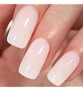 AILLSA Milky White Gel Nail Polish Nude Gel Polish Natural Color Translucent Jelly Gel Polish Soa...