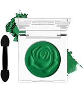 Afflano Matte Green Eyeshadow Palette, Single Green Makeup Eye Shadow, Blendable Long Lasting Hig...