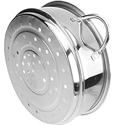 Stainless Steel Steamer Basket Steamer Insert for Pot Stackable 9.45inch Metal Steamer Pot Steami...
