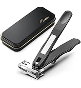 FVION Free Rotating Nail Clippers for Seniors, Adjustable Jaw Large Fingernail Clippers, Toenail ...