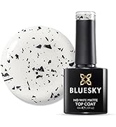 BLUESKY Gel Nail Polish Eggshell-Effect Matte No Wipe Top Coat Soak Off LED UV Light - Chip Resis...