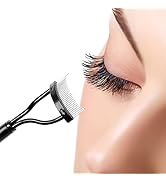 Docolor Eyelash Comb Separator Eyelashes Eyebrow Mascara Brush Applicator Eyelash Definer With Co...