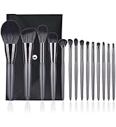 SHELWIN Professional Makeup Brush Set 14Pcs Makeup Brushes Kit Foundation Eyeshadow Powder Blendi...