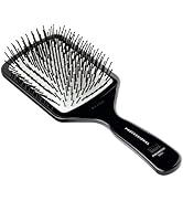 ACCA KAPPA Top Plastic Paddle Brush Large Heat-Resistant Pins Ergonomic Detangling Tool