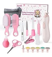 Baby Healthcare and Grooming Kit 18 in 1 Baby Electric Nail Trimmer Set Lupantte Nursery Care Kit...