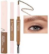 Easilydays Waterproof Eyebrow Pencil for Women, Dual-Ended Precision Eye Brown Makeup, Tiny Brow ...