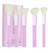 Makeup Brushes Face Brush Set 5pcs Premium Synthetic Foundation Powder Contour Blush Makeup brush...